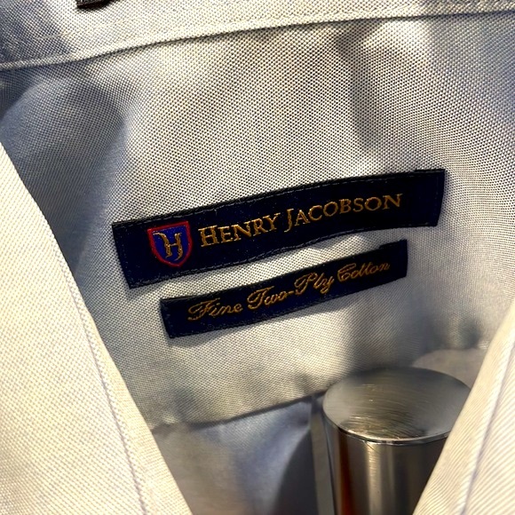 Henry Jacobson Button Down Collared Shirt - Picture 3 of 8